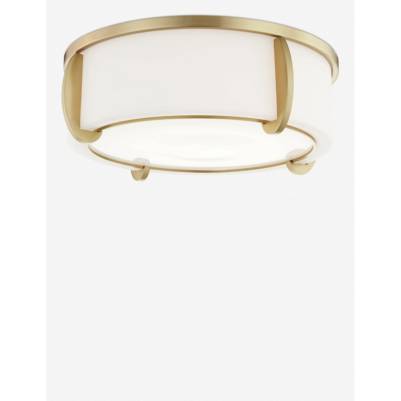 Alayna Flush Mount Light Aged Brass
