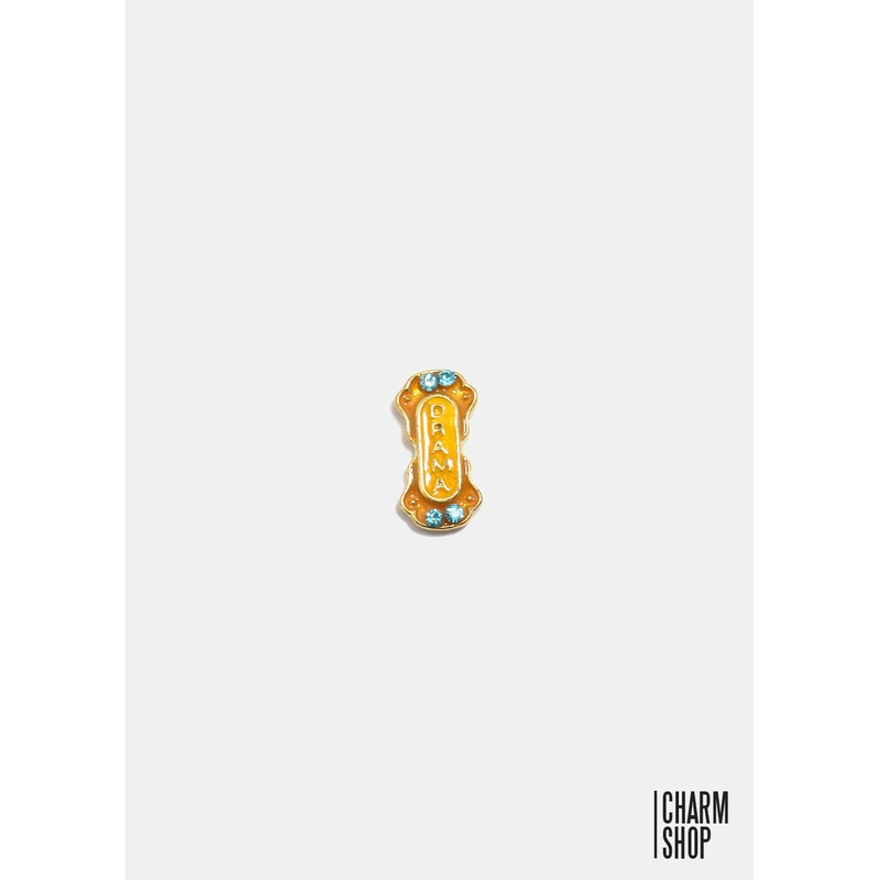 “DRAMA” Plated Locket Charm